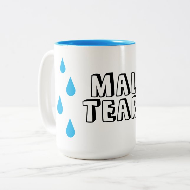 Male Tears Funny Coffee Mug  (Front Left)