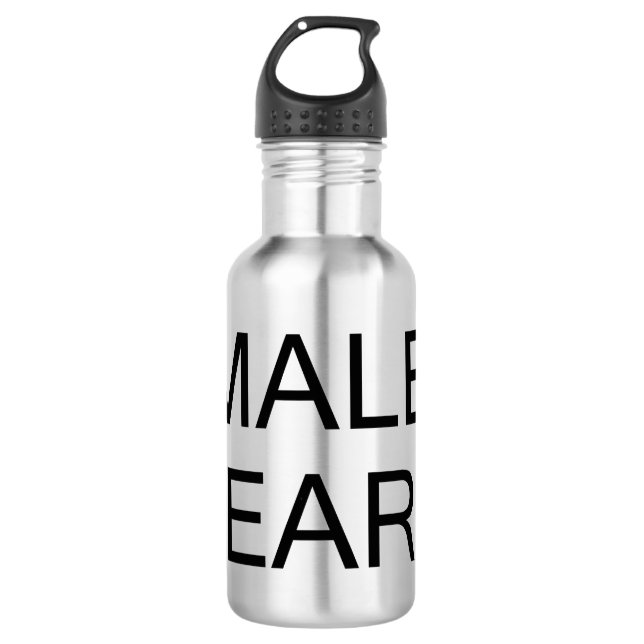 Male tears water bottle (Front)