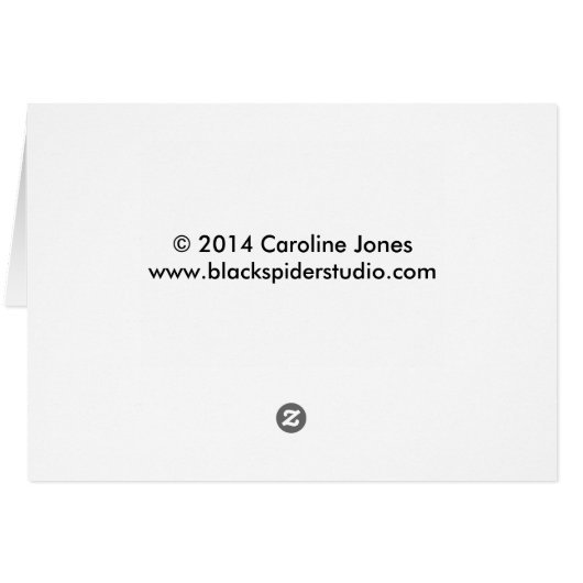 Male Wood Duck Card (Back Horizontal)