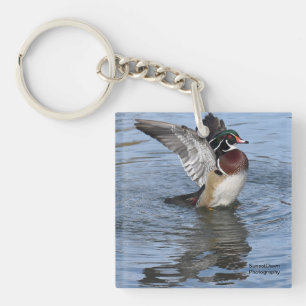 Male Wood Duck Keychain