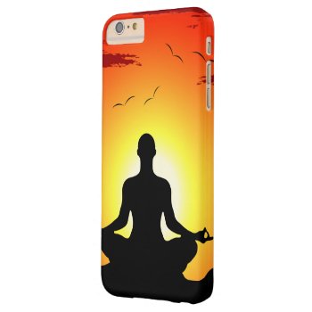 Male Yoga  Meditation Sunshine Barely There Iphone 6 Plus Case by zlatkocro at Zazzle
