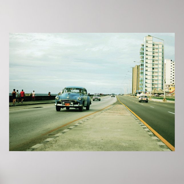 Malecón (1) 28" x 20" Poster (Glossy) (Front)