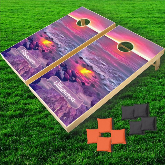 Malecon Sunset 0911 Cornhole Set (Creator Uploaded)