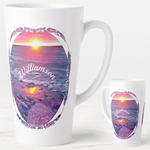 Malecon Sunset 0911 Latte Mug