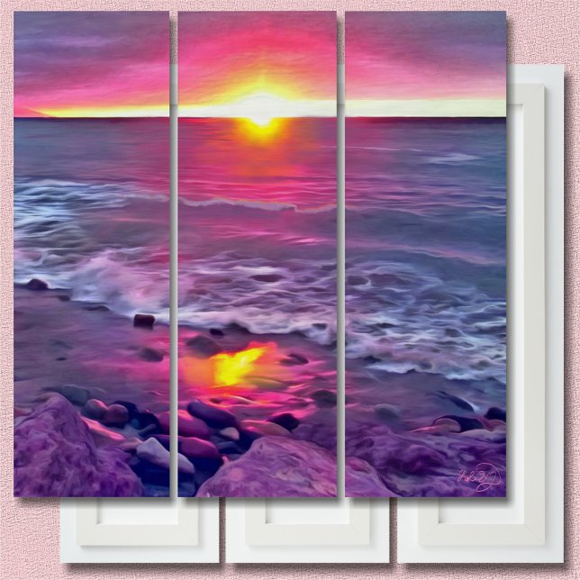 Malecon Sunset 0911 Triptych (Creator Uploaded)