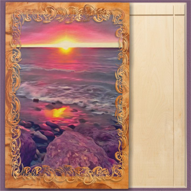 Malecon Sunset 0911 Wood Wall Art (Creator Uploaded)