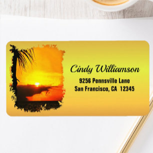 Malecon Sunset 2441 Address Label