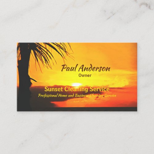 Malecon Sunset 2441 Business Card