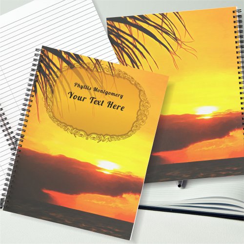 Malecon Sunset 2441 Notebook