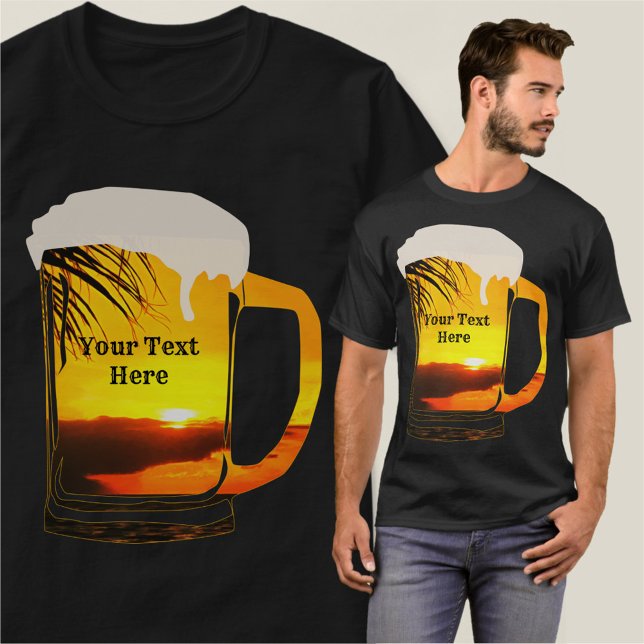 Malecon Sunset & Cold Beer 2441 T-Shirt (Creator Uploaded)