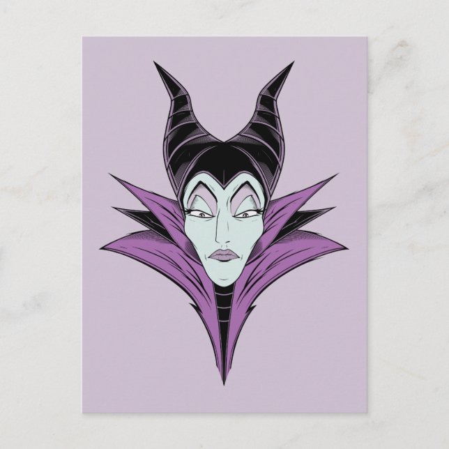 Maleficent | A Dark Face Postcard (Front)