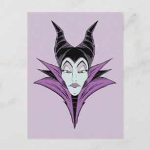 Maleficent   A Dark Face Postcard