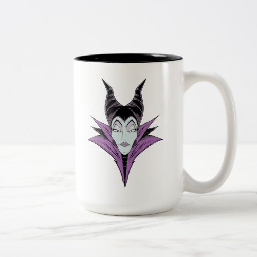 Maleficent  A Dark Face Two_Tone Coffee Mug