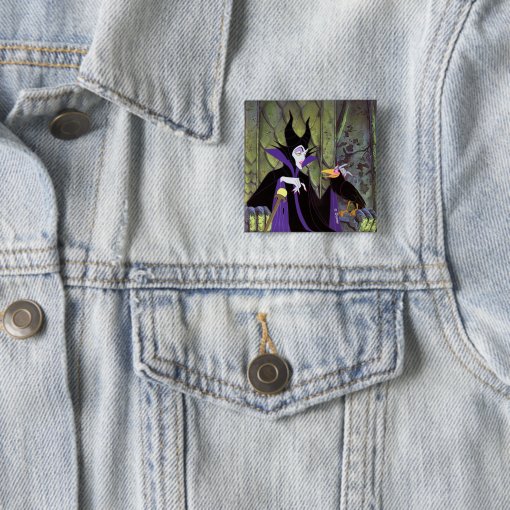 Maleficent And Diablo Button Zazzle