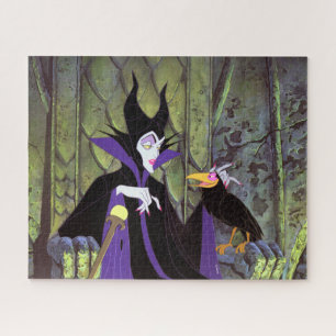 Maleficent   And Diablo Jigsaw Puzzle
