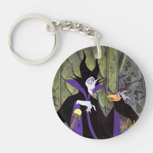 Maleficent   And Diablo Keychain