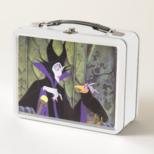 Maleficent  And Diablo Metal Lunch Box