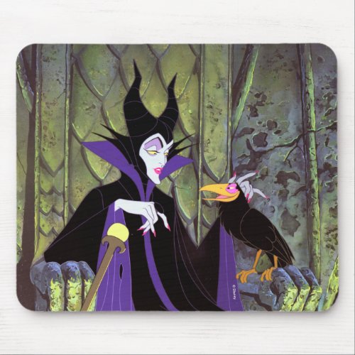 Maleficent  And Diablo Mouse Pad