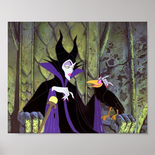 Maleficent  And Diablo Poster