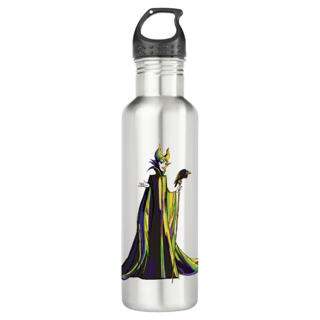 Maleficent and Diablo Stainless Steel Water Bottle (Front)