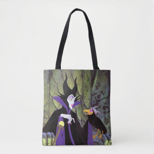 Maleficent  And Diablo Tote Bag