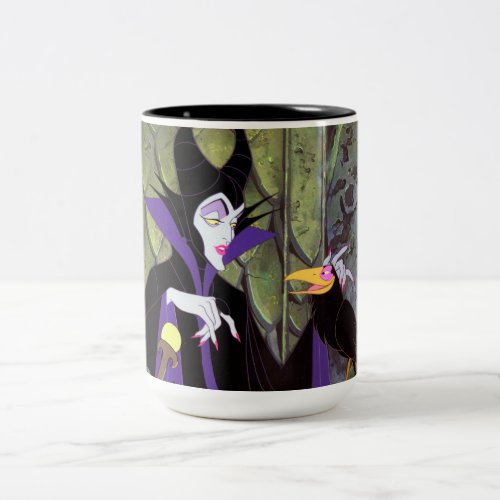 Maleficent  And Diablo Two_Tone Coffee Mug