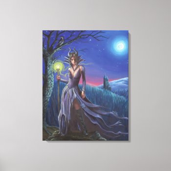 Maleficent Art Canvas Sleeping Beauty Art Villain by Deanna_Davoli at Zazzle