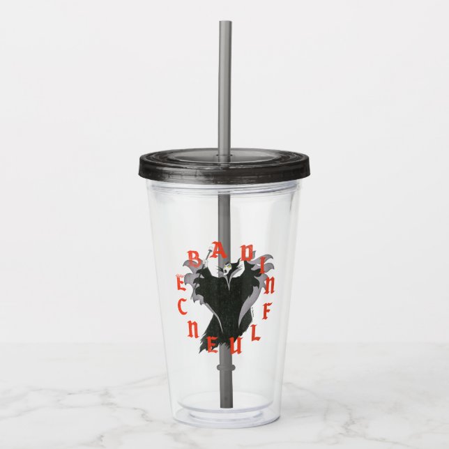 Maleficent | Bad Influence Acrylic Tumbler (Front)