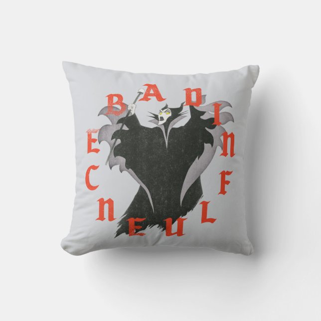 Maleficent | Bad Influence Throw Pillow (Front)
