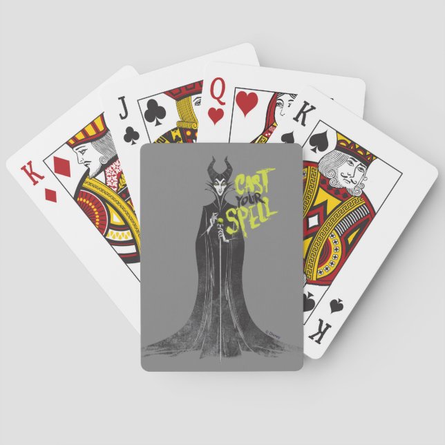 Maleficent | Cast Your Spell Playing Cards (Back)
