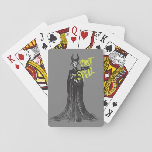 Maleficent  Cast Your Spell Poker Cards