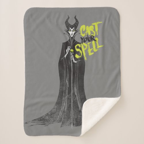Maleficent  Cast Your Spell Sherpa Blanket
