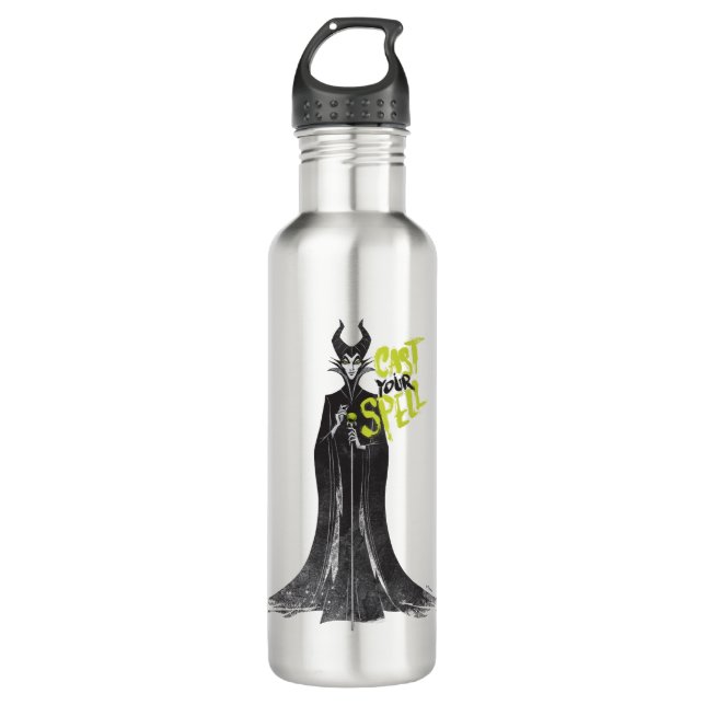 Maleficent | Cast Your Spell Stainless Steel Water Bottle (Front)
