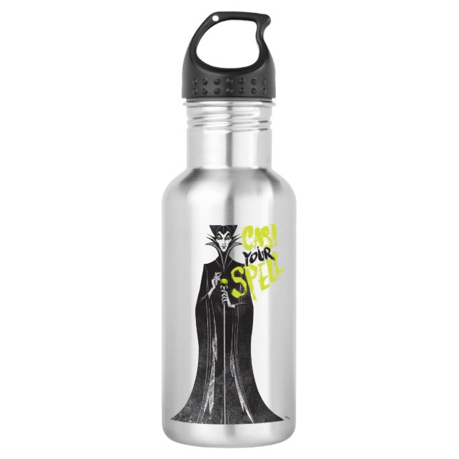 Maleficent | Cast Your Spell Stainless Steel Water Bottle (Front)