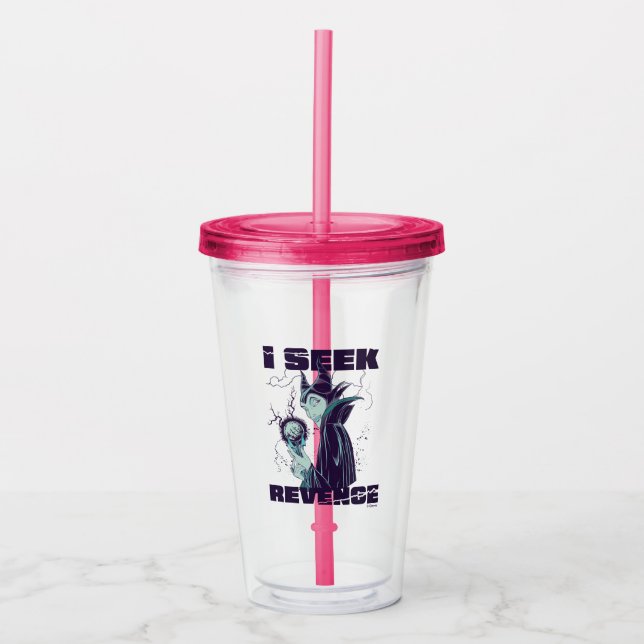 Maleficent | I Seek Revenge Acrylic Tumbler (Front)