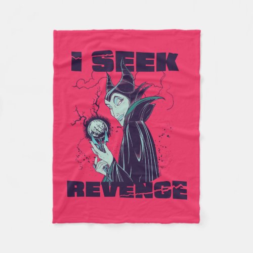 Maleficent  I Seek Revenge Fleece Blanket