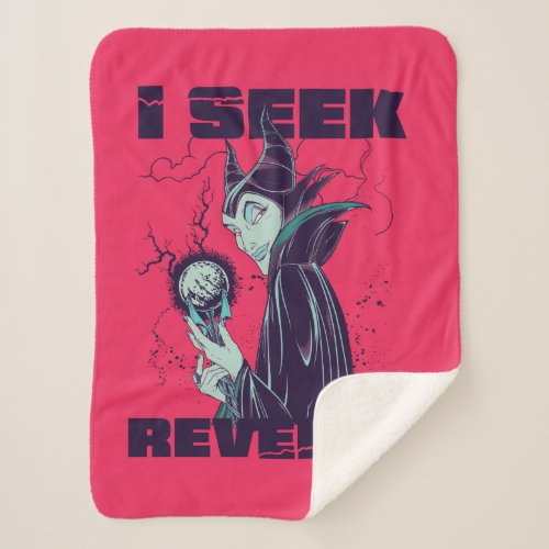 Maleficent  I Seek Revenge Sherpa Blanket