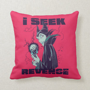 Maleficent I Seek Revenge Throw Pillow