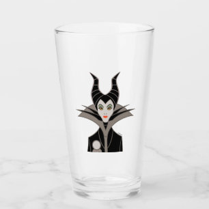 Maleficent In A Dark Design Glass