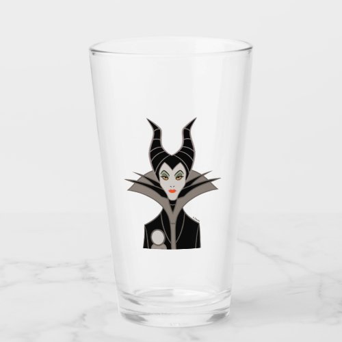 Maleficent  In A Dark Design Glass