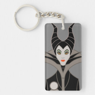 Maleficent In A Dark Design Keychain