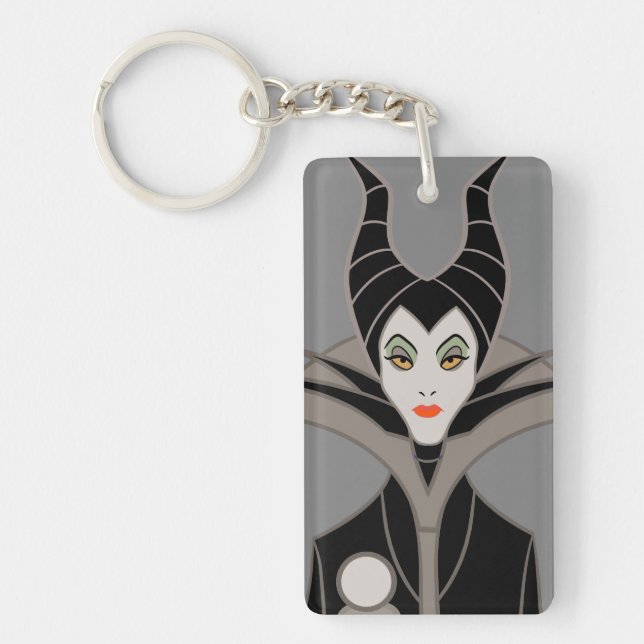 Maleficent | In A Dark Design Keychain (Front)