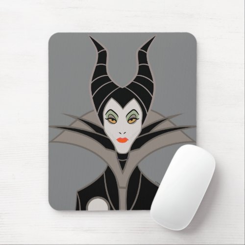 Maleficent  In A Dark Design Mouse Pad