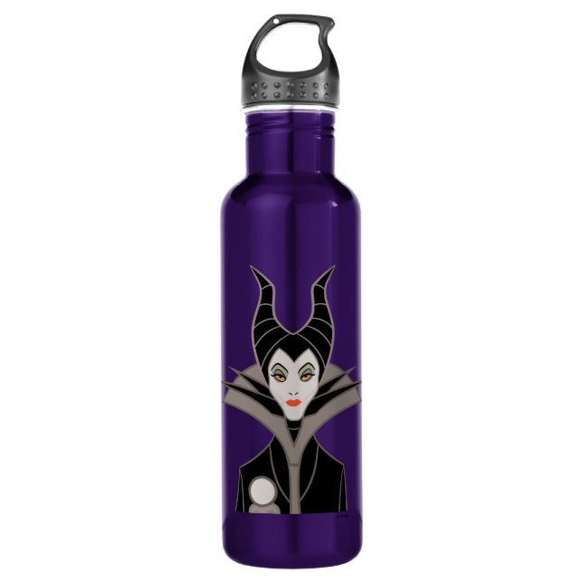 Maleficent | In A Dark Design Stainless Steel Water Bottle (Front)
