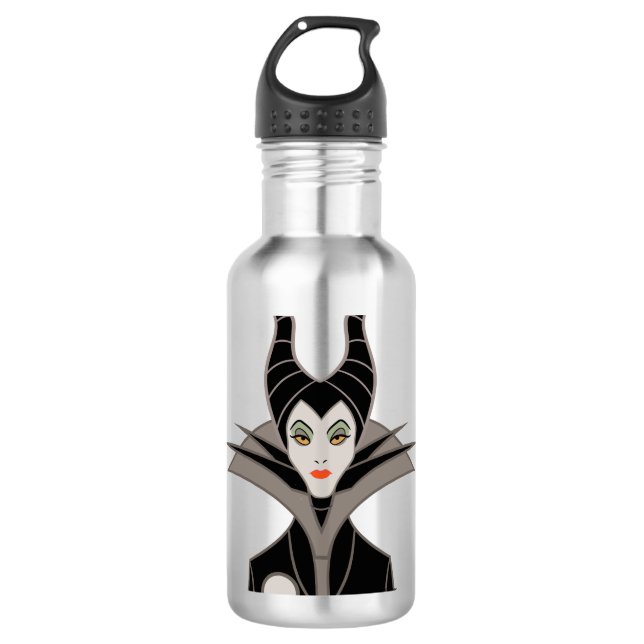 Maleficent | In A Dark Design Stainless Steel Water Bottle (Front)