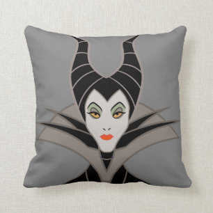 Maleficent In A Dark Design Throw Pillow