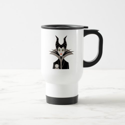 Maleficent  In A Dark Design Travel Mug
