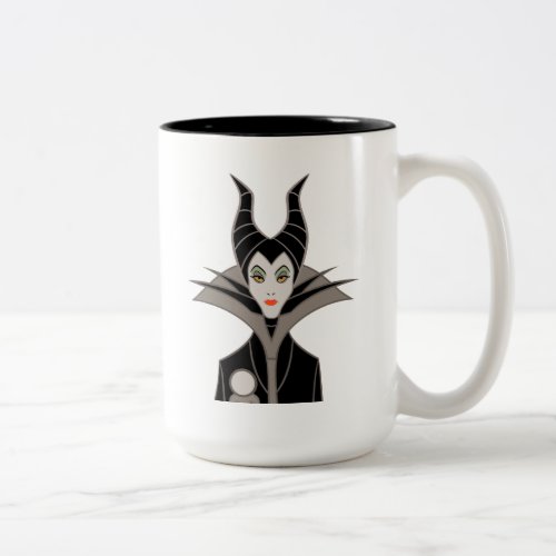 Maleficent  In A Dark Design Two_Tone Coffee Mug