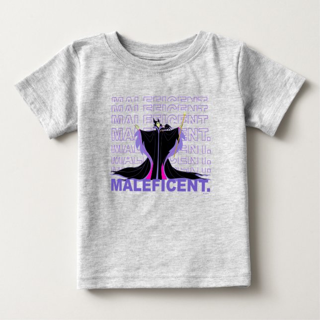 Maleficent | In Purple Text Baby T-Shirt (Front)