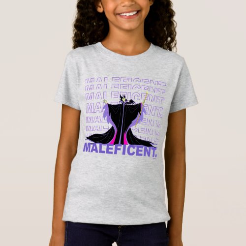 Maleficent  In Purple Text T_Shirt